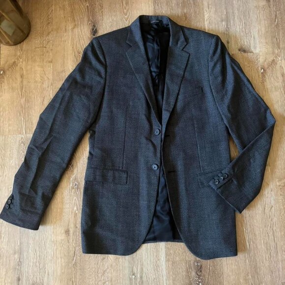 Jil Sander Men’s Gray Blazer Virgin Wool Size 48 - Picture 1 of 7